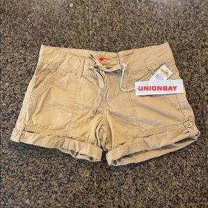Unionbay Khaki Shorts Size 3 NWT
